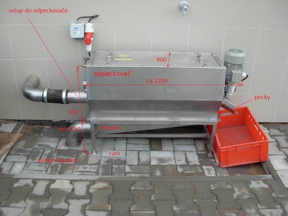 Odpeckování, odpeckovač výpalků, odpeckovač kvasů