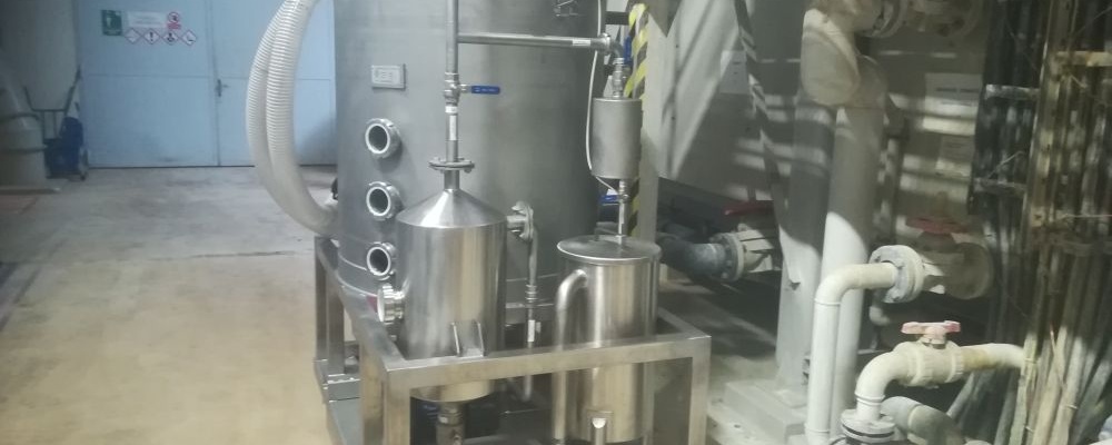 Vakuové sání kalů