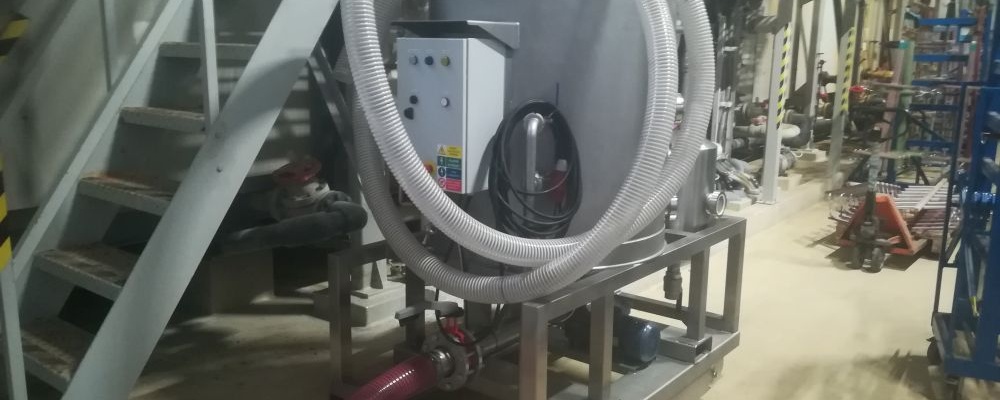 Vakuové sání kalů