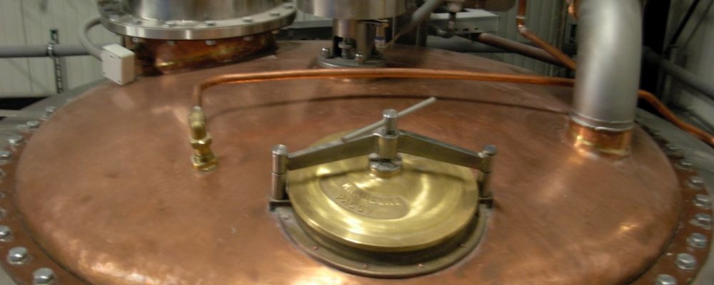 Global Distillery SAMARIA Šamorín měděné víko pálenice